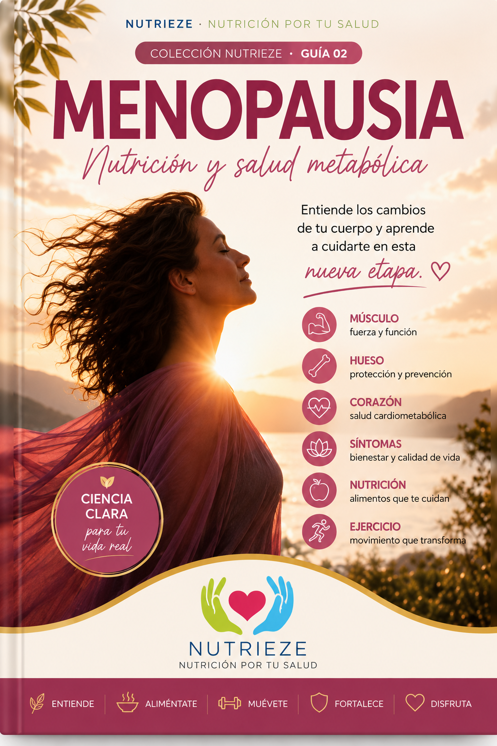 Portada de Guía Nutrieze 02 · Menopausia
